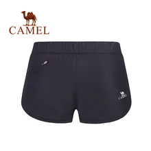 CAMEL Женские шорты спортивные для бега тренажерный зал сухой крой Повседневный фитнес карман эластичная талия бег дышащий теннис тренировки удобные