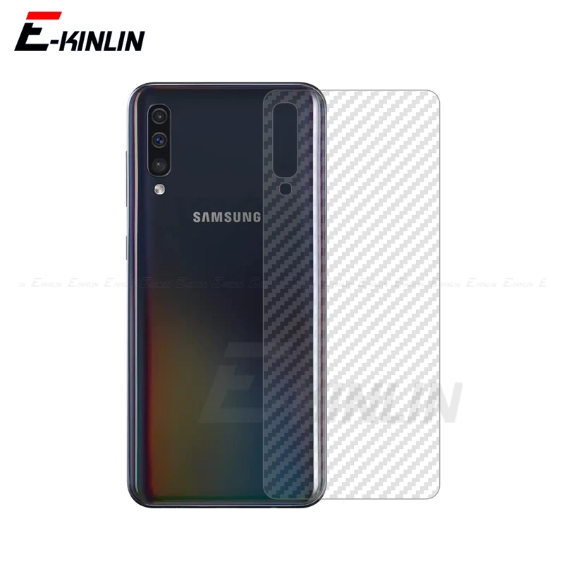 Мягкая задняя 3D пленка из углеродного волокна для Samsung Galaxy A90 A50 A60 A70 A80 A10 A20 A30