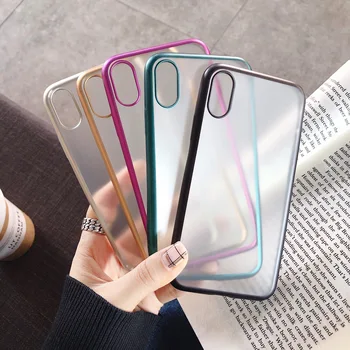 

Sinzean 50PCS For IPHONE 11 Pro Max Matte BACK Plated TPU case For IPHONE XS MAX/XR/678 Plus Matte Soft TPU Case