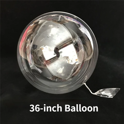 inch No Wrinkle PVC Bobo Balloon Super Transparent Birthday Party Wedding Holiday Festival Decoration Helium Balloon