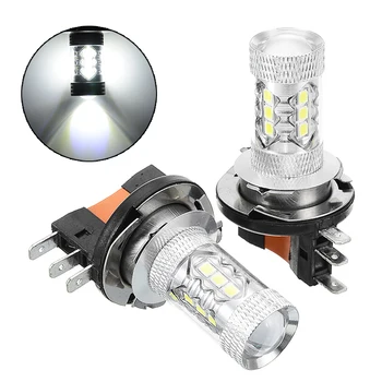 

1 Pair H15 LED Car Headlight Bulbs HID 12V Super Bright White 6000K Headlight Car Light Source Fit All Cars