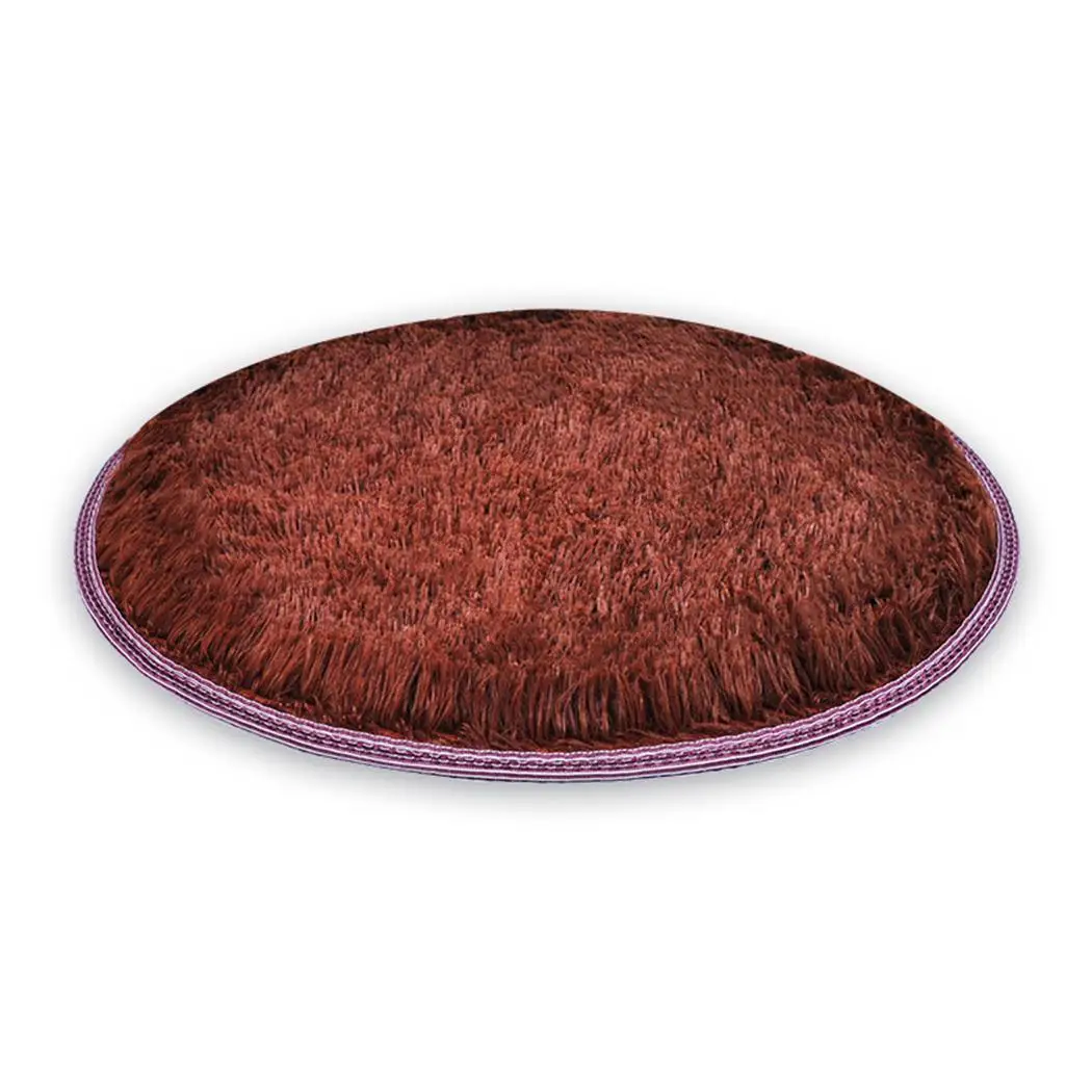 

Soft Practical Round Shape Solid Winter Wine Red, Silver Gray, Coffee Keep Warm Pet Home Blanket