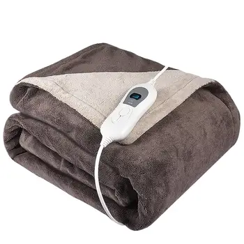 

50 x 60 inch Soft Flannel Electric Heating Blanket Double-layer Washable Heating Rug #D0