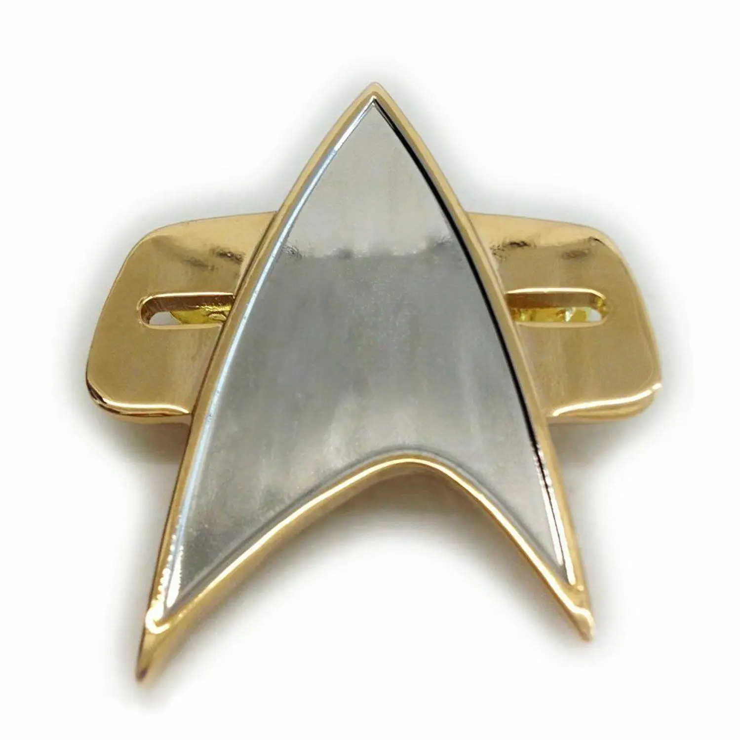 Star Cosplay Badge TNG Voyager DS-9 Cosplay Starfleet Brooch Badge  Communicator Pin Box Halloween Carnival Prop Accessories