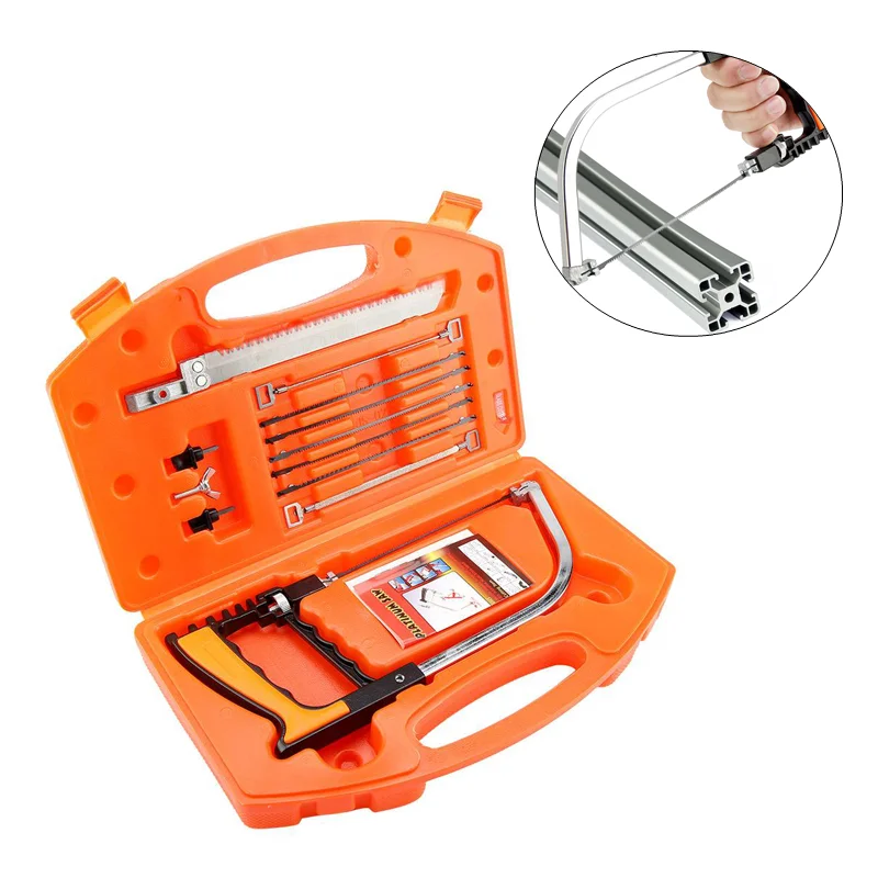 

12 Pcs Multi-function Magic Saw Hacksaw DIY Hand Steel Saw For Metal Woodworking Mini Saw Kit With 6 Blades Model Cutting Tool