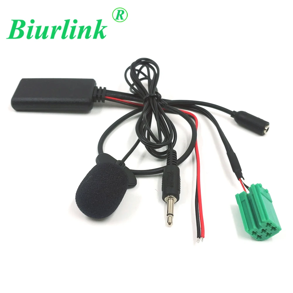 Biurlink 150 см Автомобильный CD 3 5 мм аудиоинтерфейс Bluetooth 0 микрофон внешняя связь для