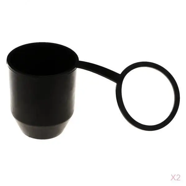 60*70mm Plastic Tow Bar Ball Protection Cover Cap Car Towing Hitch Towballx2