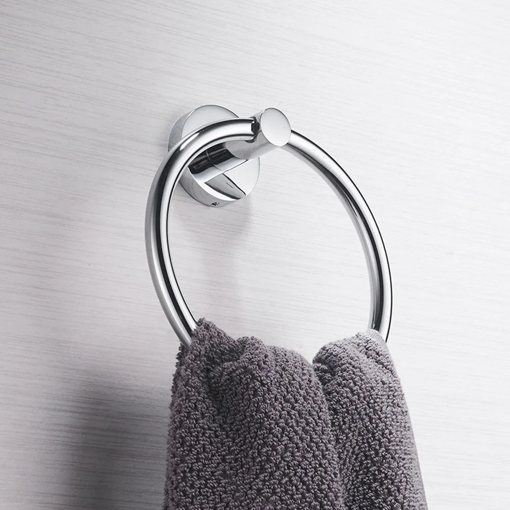 1 шт. кольца для полотенец из нержавеющей стали Настенный Круглый держатель вращающаяся вешалка держатель для полотенец кольцо инструмент для ванной комнаты