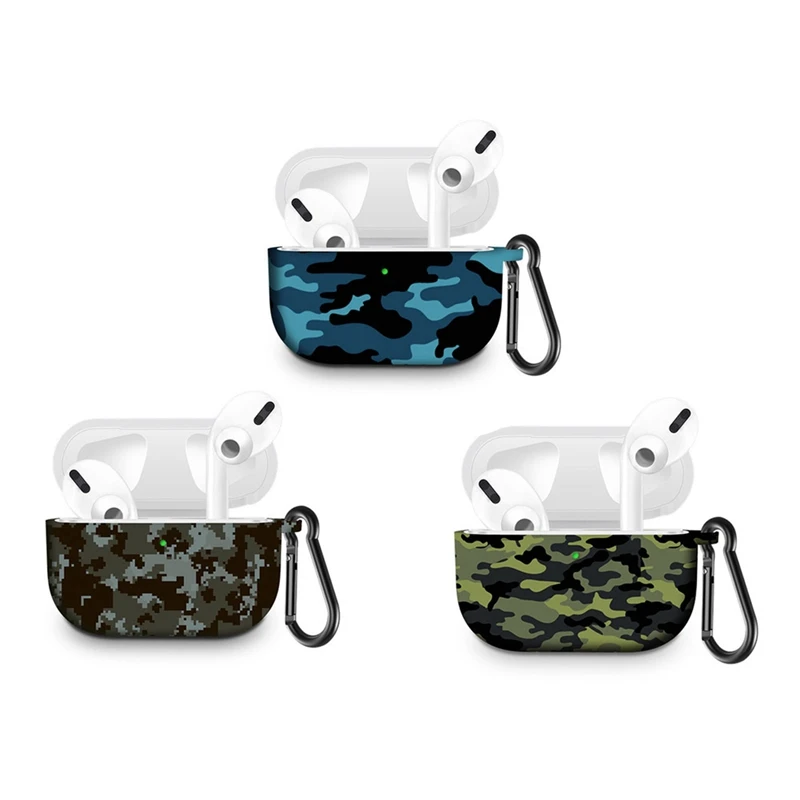 Чехол для AirPods Pro, мягкий силиконовый, разноцветный, с масляной печатью, камуфляжный, ТПУ, защитный чехол для Air Pods Pro, чехол, противоударный