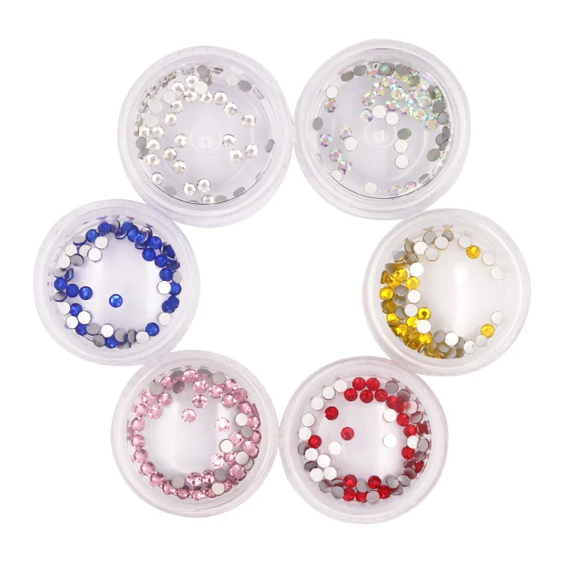 50Pcs Denti Dentali Cristallo Diamante Ornamento Denti Sbiancamento Borchie Protesi Denti Acrilici Decorazione Gioielli Gemme Materiale Diamante