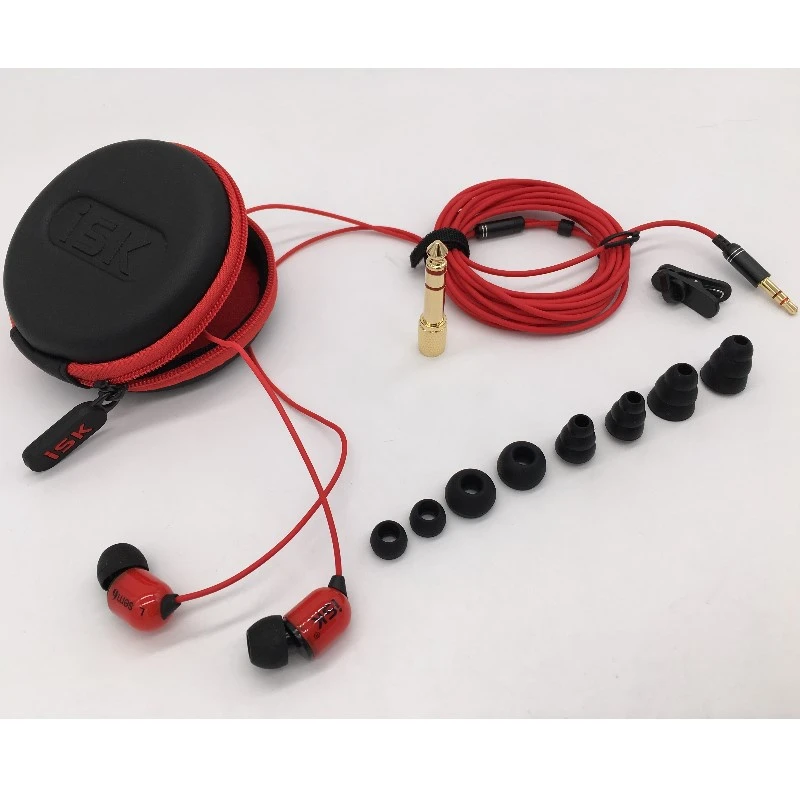 ISK SEM6 auriculares profesionales originales, audífonos con Monitor de  oído rojo, 3,5 MM + 6,3 MM, estéreo de bajos para DJ, grabación de estudio  de música|Auriculares y audífonos| - AliExpress