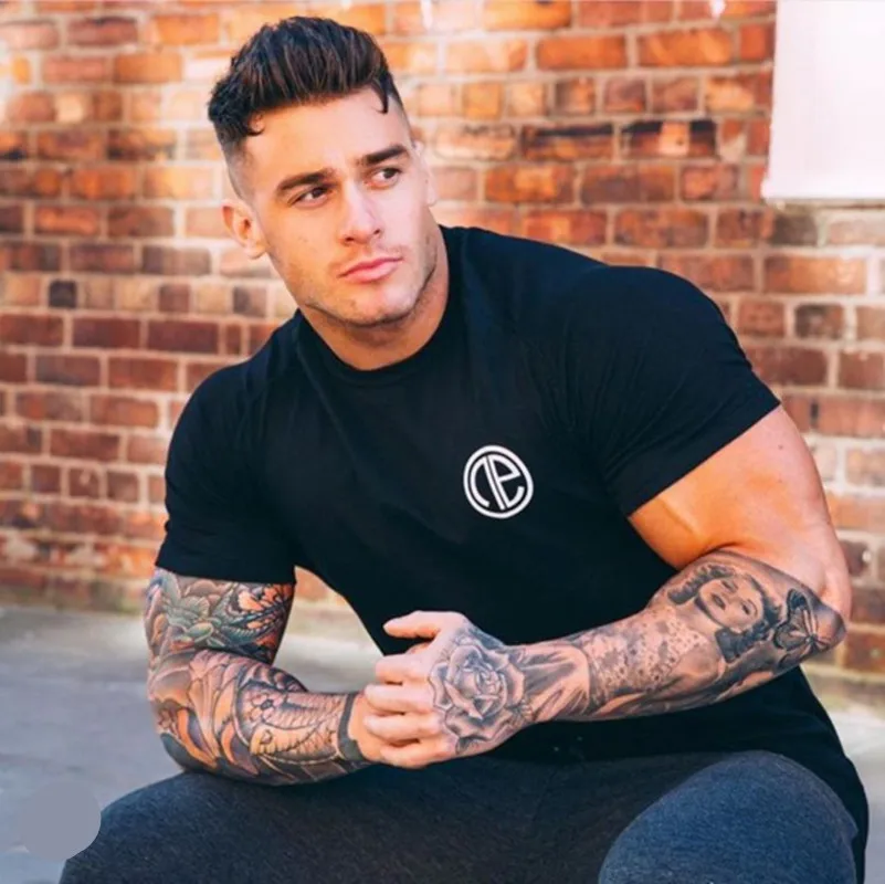 Новинка Мужская Летняя мода для отдыха высокое качество футболка мужская с