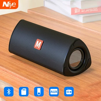 

Wireless Bluetooth Speaker Outdoor Portable Soundbar Subwoofer AUX TF Card USB Pendriver FM Speakers Home Hand-free Rechargeable