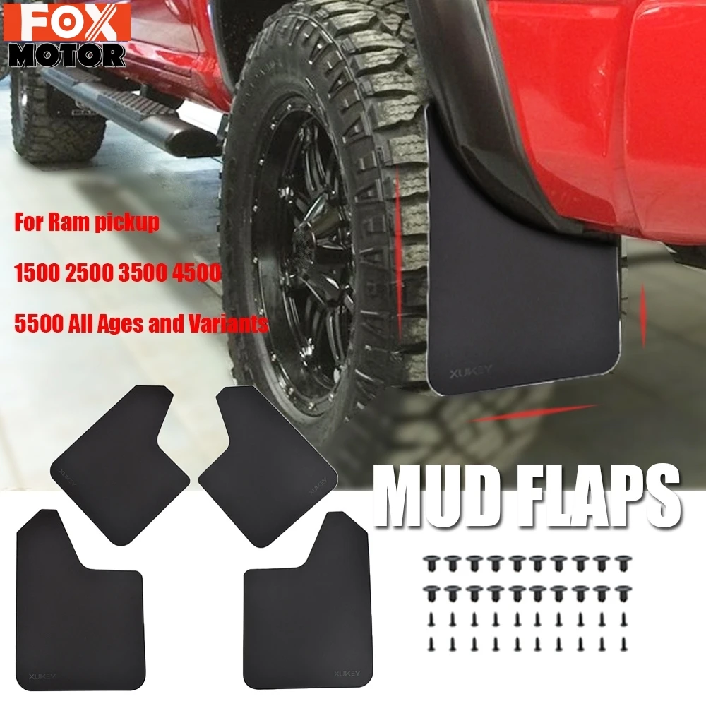 Брызговики 4 шт. для пикапа Dodge Ram 1500 2500 3500 4500 5500 4000 4x4 | Автомобили и мотоциклы