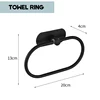 Black Towel Ring