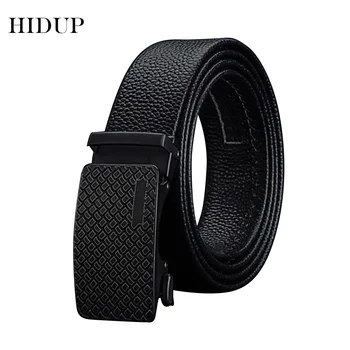 

HIDUP New Design Formal Styles Top Quality 1st Layer Cow Cowhide Leather Ratchet Belts 36mm Width Automatic Belt for Men NWJ733