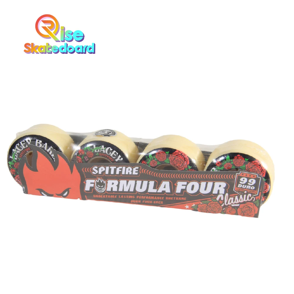 Original Spitfire F4 Wheels Professional Action Skateboard  Wheel With High Hardness And Elasticity101DU53MM 4pcs/Set