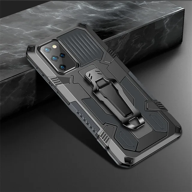 Armor Phone Case For Samsung Galaxy A2 J2 J4 J6 J7 NXT A01 Prime Plus Core Rugged Aluminum Magnetic Stand Metal Anti-fall Cover Gray