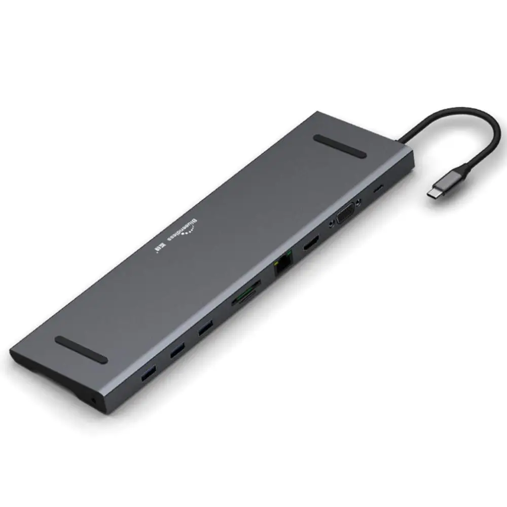10 в 1 плата расширения тип-c Расширение Док-Станция Hdmi Hd 4k usb-хаб многофункциональный конвертер ноутбук док-станция для ПК