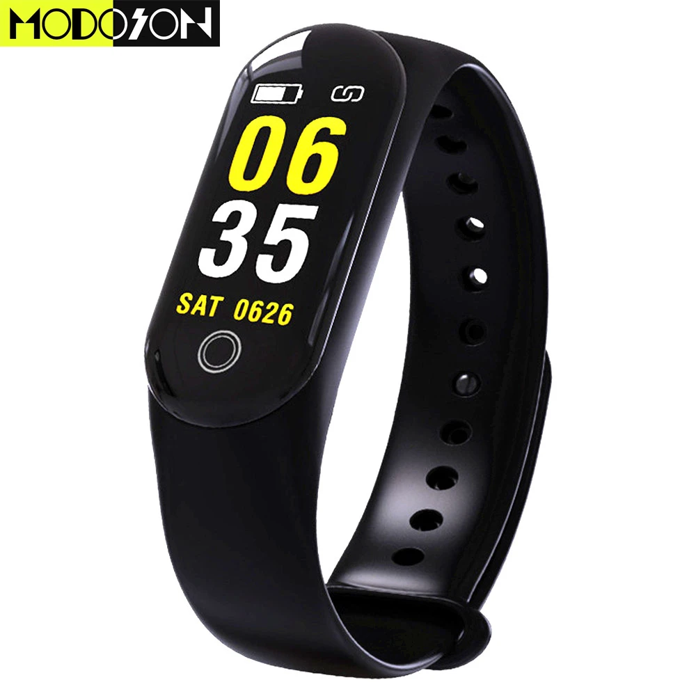 MODOSON Bluetooth умный Браслет M6 кровяное давление фитнес-трекер Smartband PK mi Band 4 для samsung huawei Xiao mi iphone