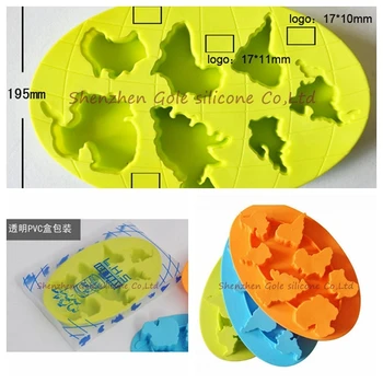 

Continents Mold Silicone Mold Cooking Tools Cookie Cutter Ice Molds Ice Trays Ice Cream Tools Ice Cube Tray Silicone Tools