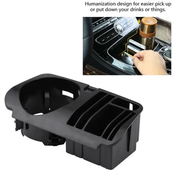 

Black Cup Holder Stand Wear resistant Accessories Car Storage Box For Mercedes Benz C Class X253 E