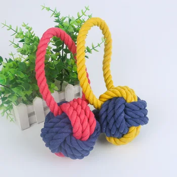 

Pet Toy Resistance Bites Dog Dog Supplies Pet Molar Side Dog Cotton Rope Toys