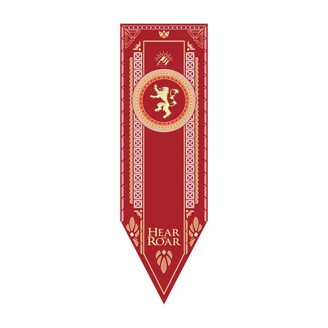 1pcs 46X150cm Игра престолов Латексные Шары Баннер Старк Дракон вентиляторы выбирает получить Кубок торт Топпер День Рождения флаг Железный Трон баллоны Globos - Цвет: 1pcs 46X150cm
