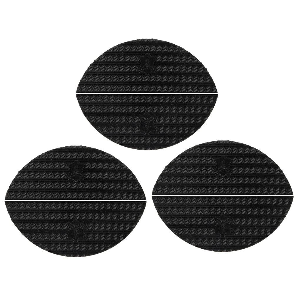 3 Pair Heel Plates Shoe Heel Taps Tips Sole Heel Repair Pad Replacement