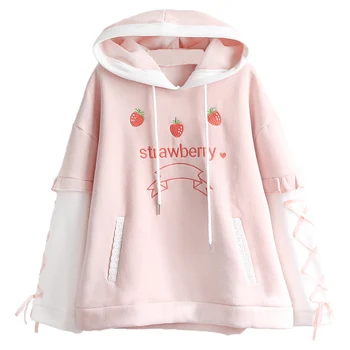 Kawaii Sweet Strawberry Hoodie