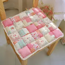 40X40 cm kwiat styl plac bawełna siedzenia sofa z poduszkami mata samochodowa Home krzesło kuchenne Sit Pad mata poduszki Home Decor