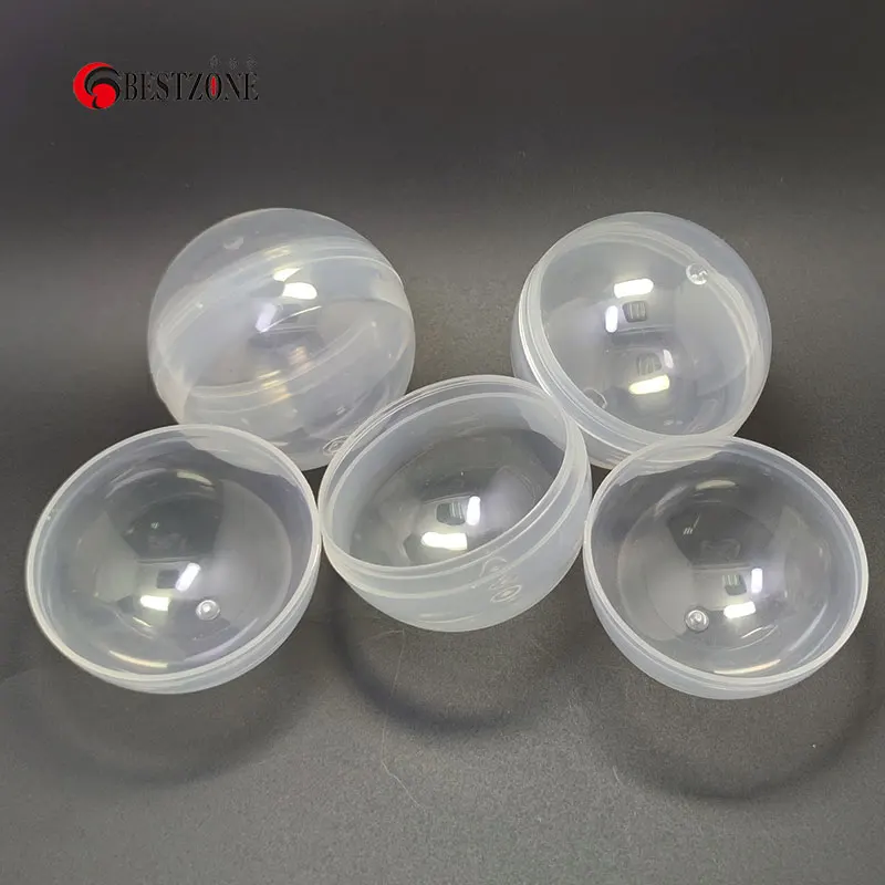 50Pcs 2.6Inch Vending Machine Toy Capsules 65MM Empty Full Transparent  Round Capsules Bulk Gumball Machine Surprise Ball 2