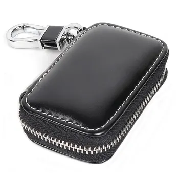 

1pcs Leather Car Remote Key Case Cover Accessories For Hyundai i20 i10 ix35 kona tucson 2017 2019 coupe accent solaris sonata