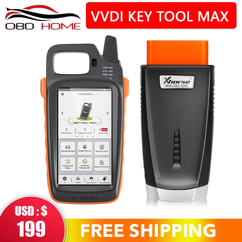 Xhorse VVDI Key Tool Max программатор с MINI OBD для на выбор| |