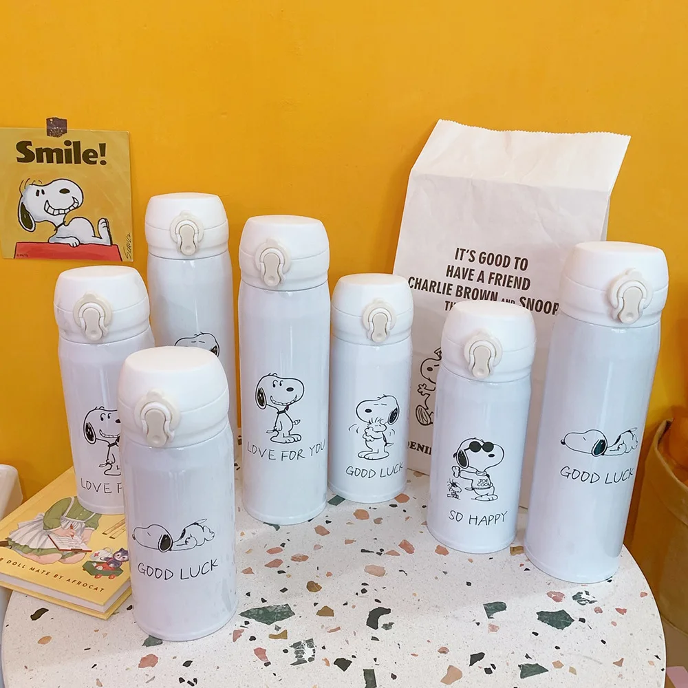

New Style Cartoon Winter Insulated Cup qi xi qing lv Men And Women Stainless Steel Water Cup Simple Japanese-style Cup Students