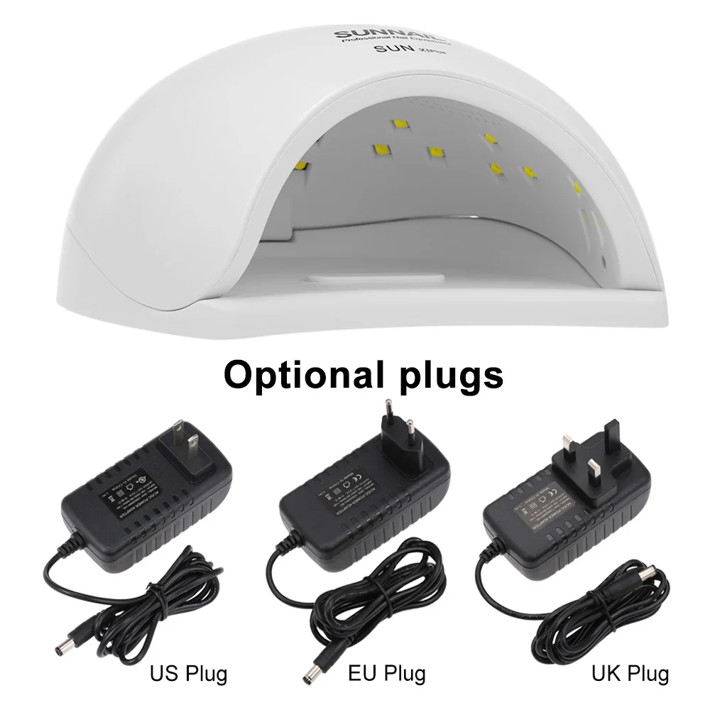 

50W UV Light LED Nail Dryer Curing Lamp for Fingernail & Toenail Gels Based Polishes with Sensor 30S 60S 99S Timer
