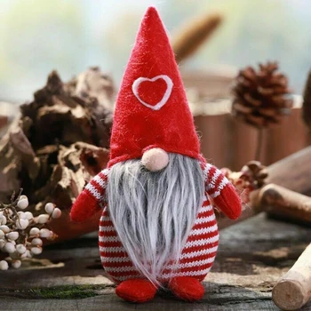 

1pcs Cartoon Plush Doll Home Table decor Cartoon Santa Claus Plush Doll