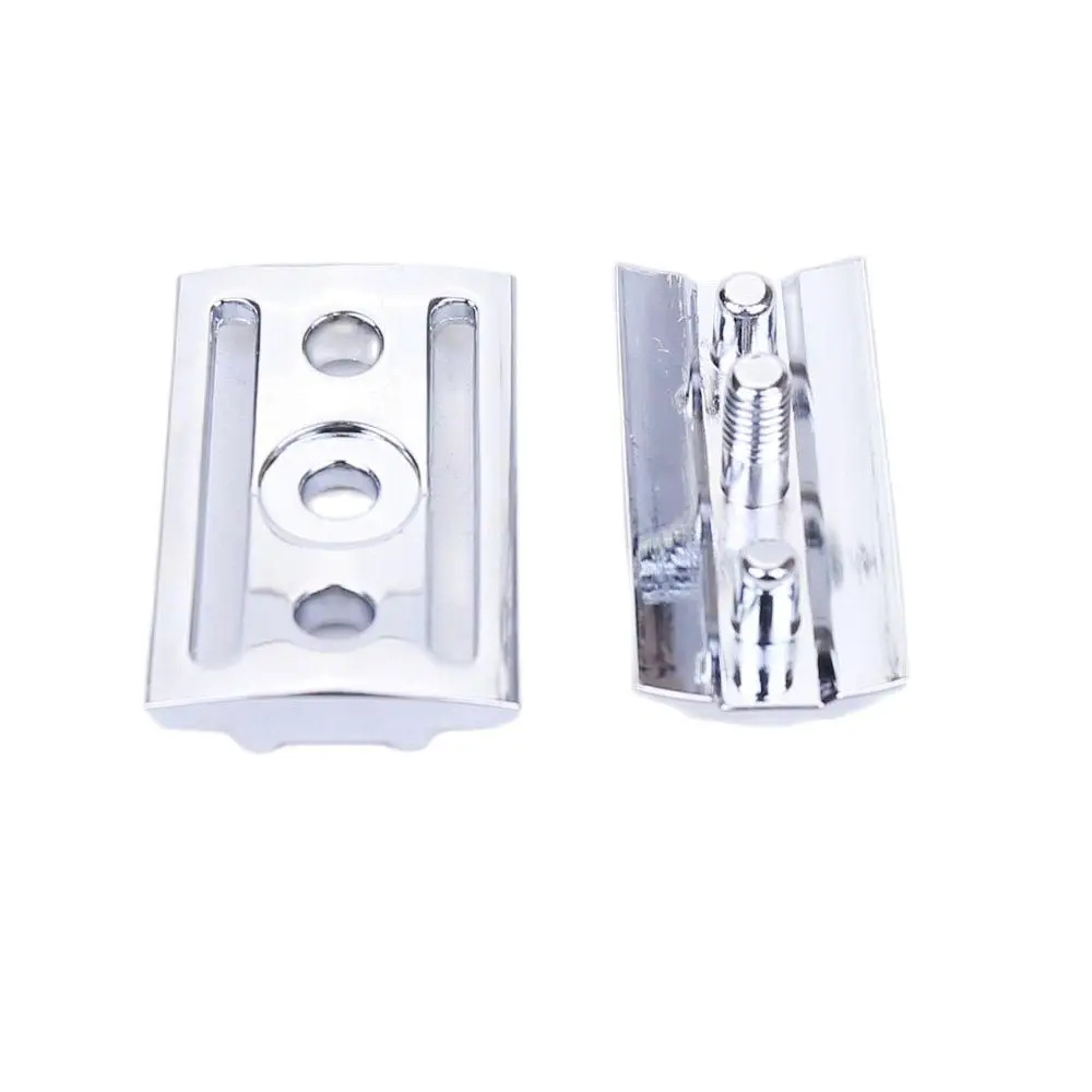 YAQI  Chrome Color Scalloped Bar Double Edge Safety Razor Head for mens 4