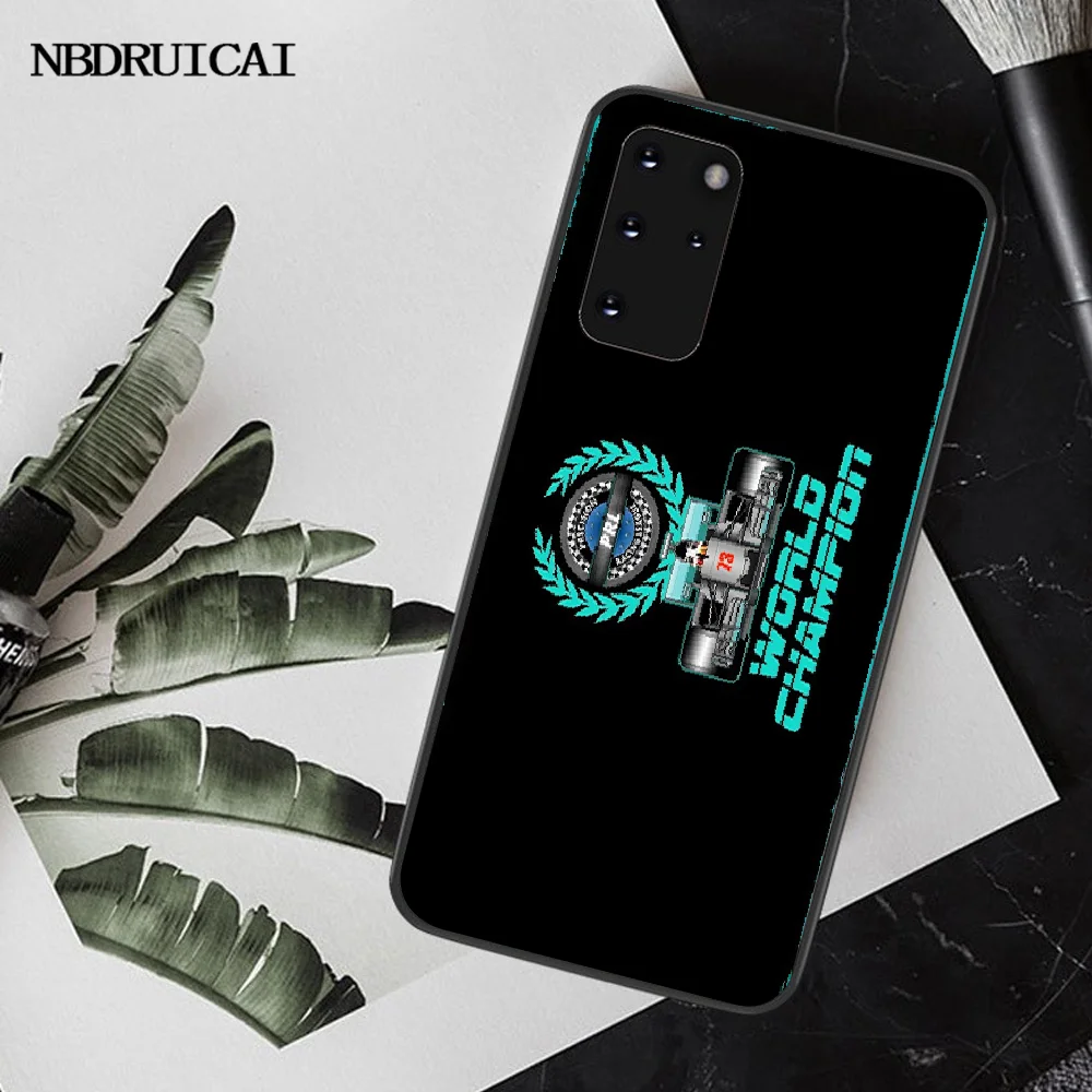 NBDRUICAI Льюис Гамильтон гоночный автомобиль ТПУ Черный чехол для телефона Корпус