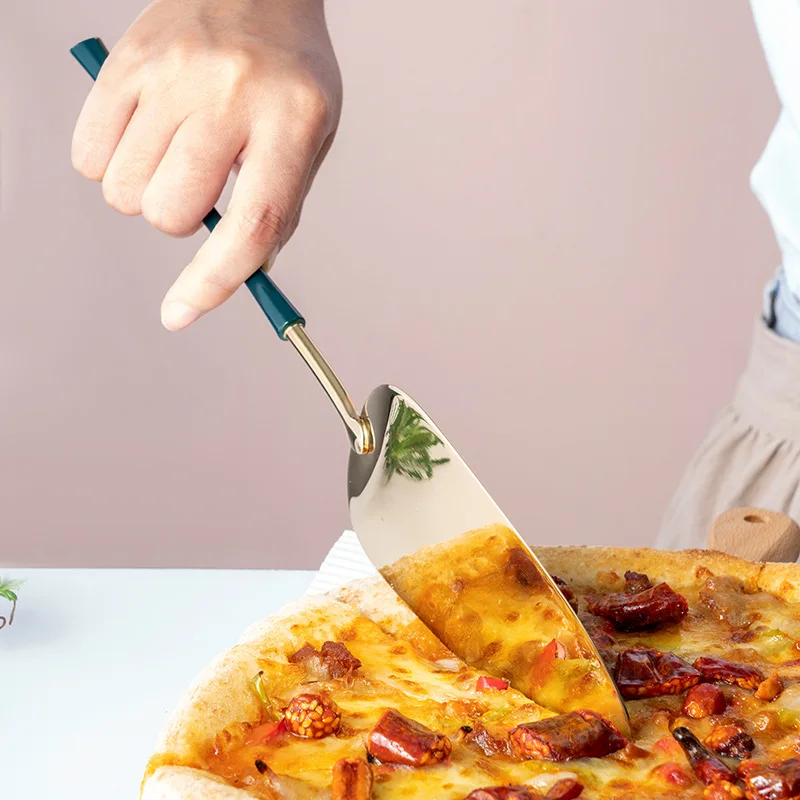 304 Stainless steel Cake Spatula Pizza Shovel Baking tools Kitchen Tools Wedding Cake Serve Baroque Party Decorating
