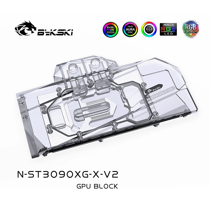 

Bykski GPU Water Block For ZOTAC Non Founders Edition Geforce RTX3090 GAMING OC Graphics Card ,VGA Watercooler ,N-ST3090XG-X-V2