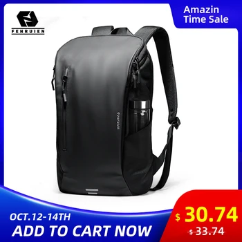 

Fenruien Men Backpack Multifunctional Waterproof 15.6 Inch Laptop Backpacks USB Charging Outdoor Sports Schoolbag Male Mochila