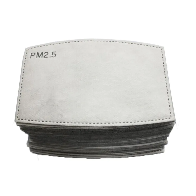 

200Pcs/Lot PM2.5 Filter Paper Anti Haze Anti Dust for Adult Children 5 Layer Insert Non-Woven Fabric