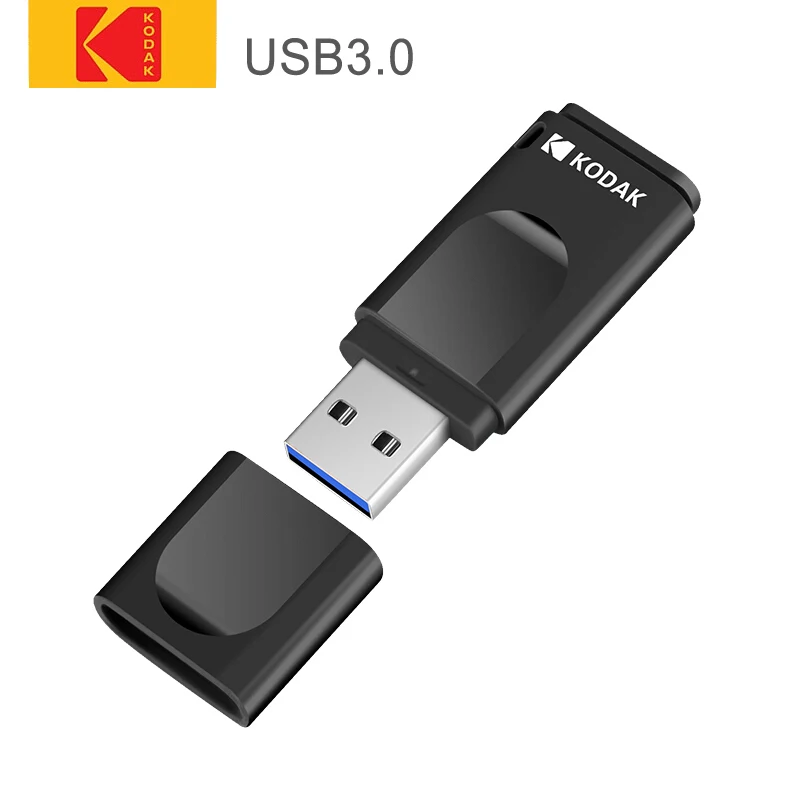 Черный Флеш-накопитель KODAK K233 64 Гб Memoria USB 3,0 128 ГБ флеш-накопитель usb-накопитель 3,0 карта памяти 32 ГБ USB флэш-накопитель 16 Гб USB - Цвет: Черный