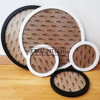 

40pcs Hanging Wall Mounted Picture Frames Holder Round Photo Frame DIY Wooden Photo Frames Living Room Home Decoration