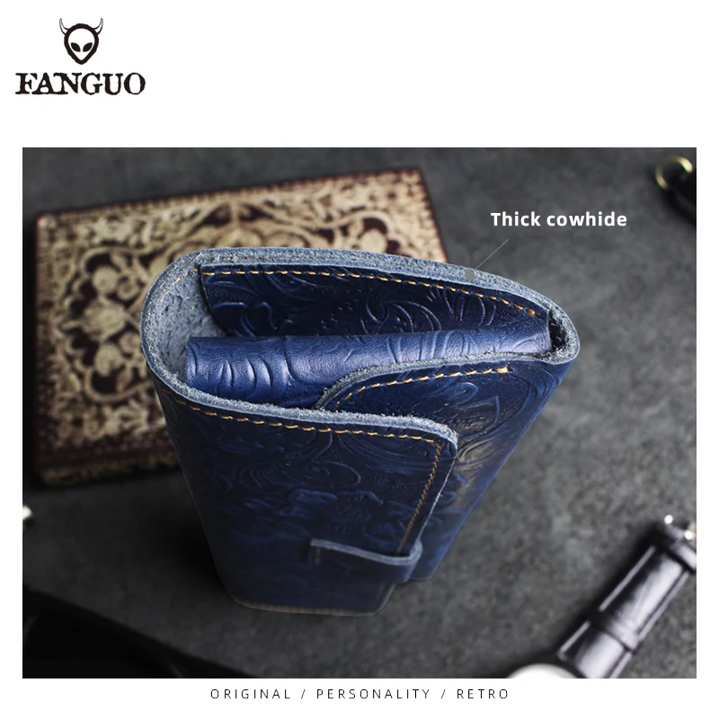 WKRTDY Custodie Morbide per Occhiali da Viaggio - Set da 2 pezzi in Pelle Morbida, Con Chiusura a Spremitura per Occhiali da Sole e Vista, Custodia Portatile e Sottile, Ideale per Uomo