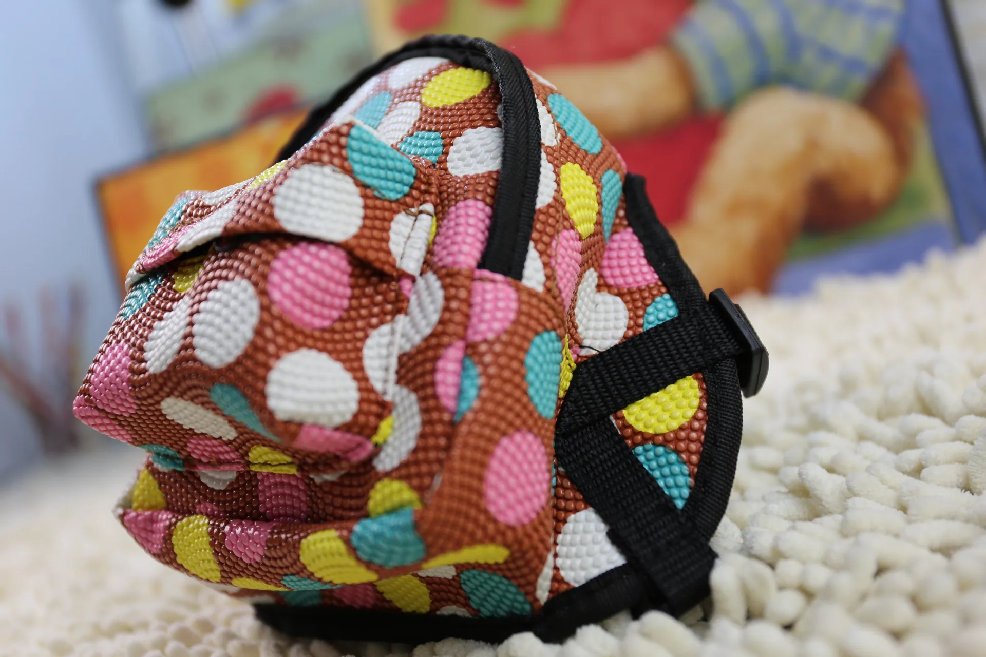 朱莉圆点宠物背包书包 (12)