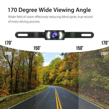 

Reverse Camera Night Vision Parking System 4.3" Camera Mirror Car View
