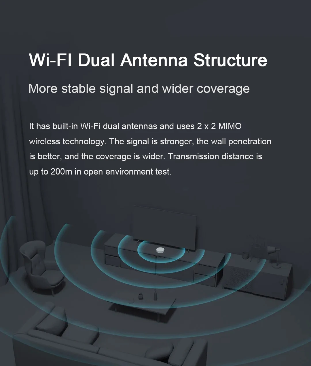 Xiaomi Multimode ZigBee 3.0 WIFI Bluetooth Mesh HomeKit Smart Home Gateway Compatible with Xiaomi Zigbee 2.0 Security Alarm Accessories