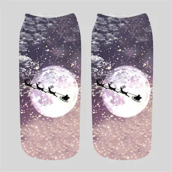 

Unisex Ankle Socks New Christmas Funny 3d Fashion Printed Casual Socks Funny Comfortable Cute Low Cut Harajuku Skateboard Socks